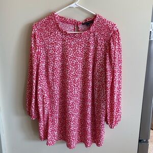 Adrianna Papell Floral Blouse